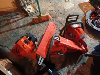 2 Motosierras y Desbrozadora