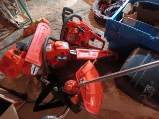 2 Motosierras y Desbrozadora