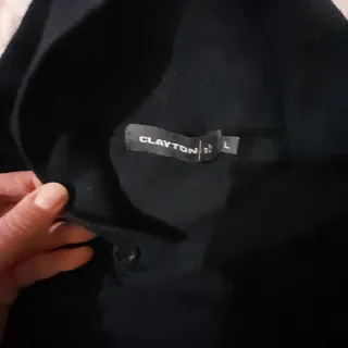 Maglia uomo Clayton tg L nera con toppe