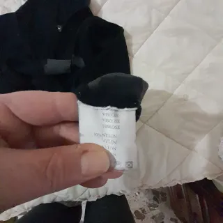 Maglia uomo Clayton tg L nera con toppe