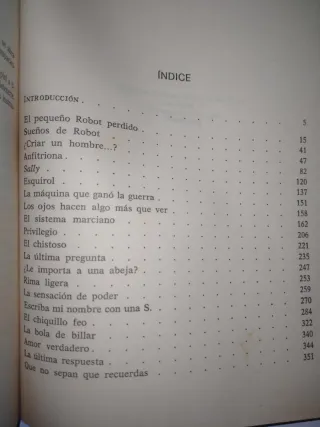 SUEÑOS DE ROBOT. ISAAC ASIMOV. CIENCIA FICCIÓN