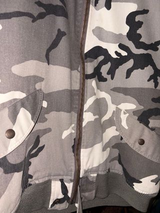 Bomber Giubbotto Camouflage Taglia M