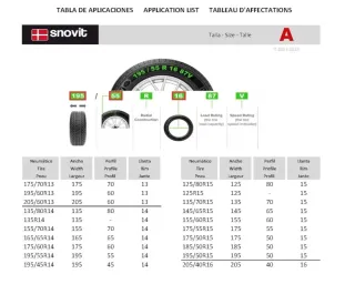 Cadenas Nieve Textiles FIX&GOTEX