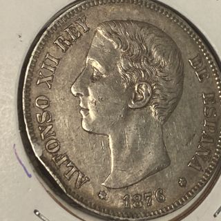 Lote 13 Monedas 5 Pesetas de plata