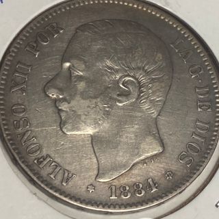 Lote 13 Monedas 5 Pesetas de plata