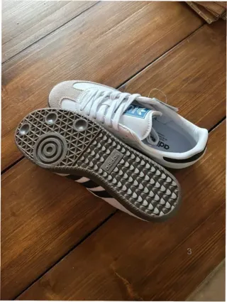 Adidas Samba OG Blanco Gris Talla 41