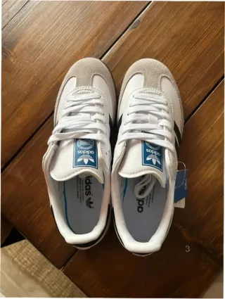 Adidas Samba OG Blanco Gris Talla 41