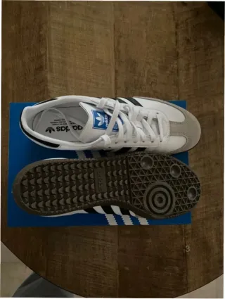 Adidas Samba OG Blanco Gris Talla 41