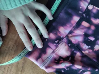 Pack 2 leggings morado y negro