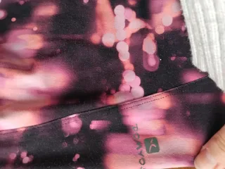 Pack 2 leggings morado y negro