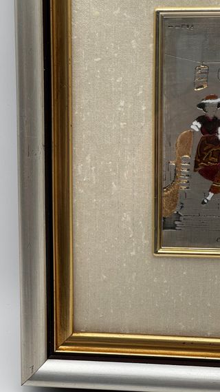 Quadro Lastra Argento Costumi Veneti Venezia