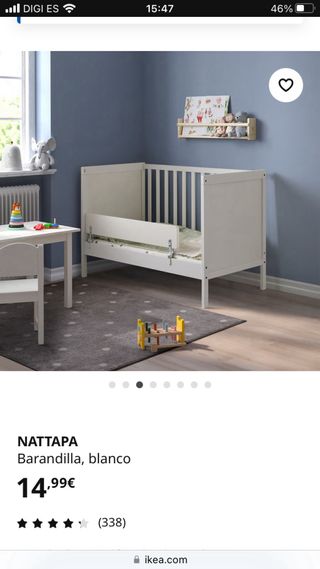 Barandilla de protección NATTAPA blanca