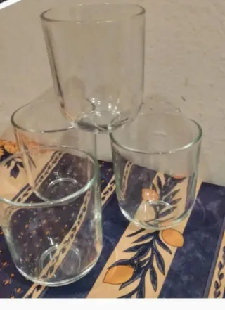 Set 6 Bicchieri Vetro + 1 Omaggio