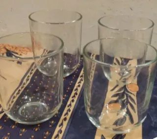 Set 6 Bicchieri Vetro + 1 Omaggio