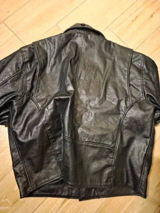 Chiodo vera pelle vintage tg M