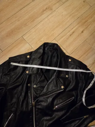 Chiodo vera pelle vintage tg M