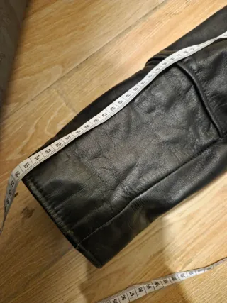 Chiodo vera pelle vintage tg M