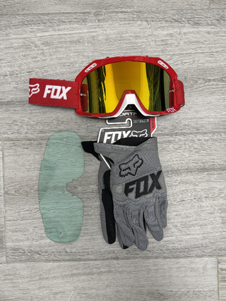 Pack FOX: Gafas + Guantes + Lente Extra 137
