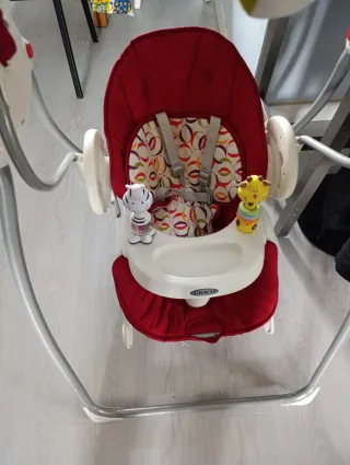 Hamaca columpio 6 velocidades de balanceo, Graco