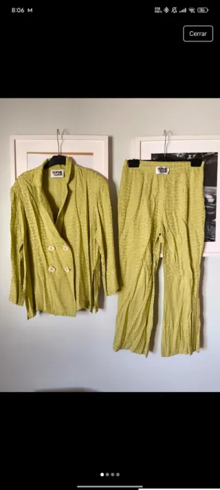 Conjunto Sophie and Lucie pistacho