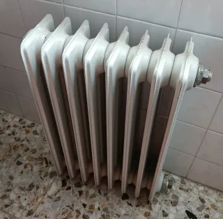 Radiadores chapa blancos 8 elementos