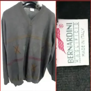 Maglione Bernardini Maglificio Italia Grigio