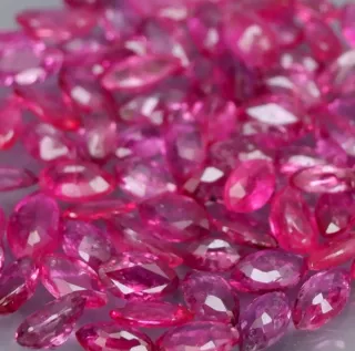 Rubino Marquise Naturale, 80 Pezzi, per Gioelli