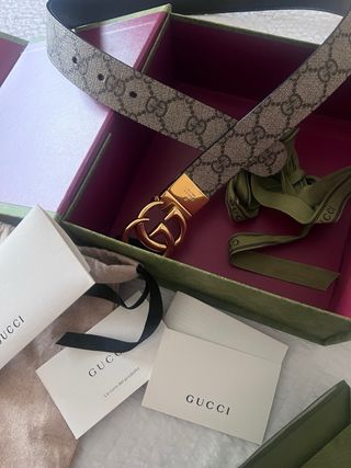 Cintura Gucci reversibile 90cm