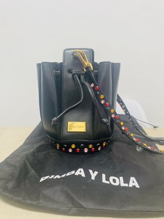Bolso Bimba y Lola Negro con Cristales