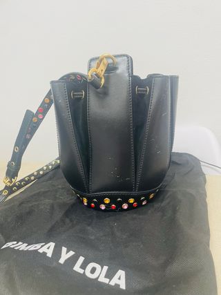 Bolso Bimba y Lola Negro con Cristales