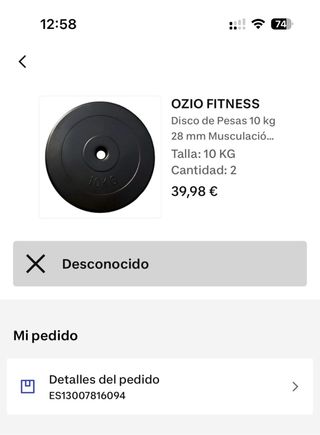 Banco de pesas y barras NUEVO