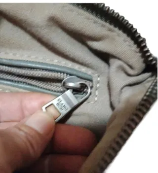 Mochila Slang Piel Gris Auténtica