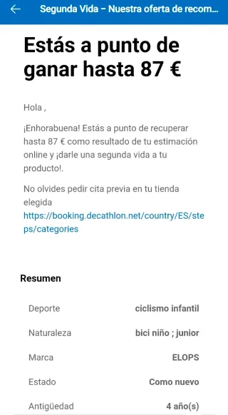 Bicicleta Infantil Elops City Decathlon