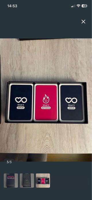 Juego de cartas Íntimos Parejas