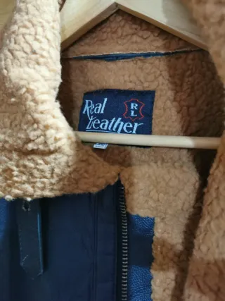 Cazadora piloto B3 RAF cuero oveja marrón