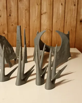 Corona Nazgûl Rey Brujo LOTR Kit Monta y Pinta