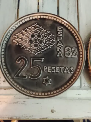 Moneda conmemorativa y decorativa del mundial 82