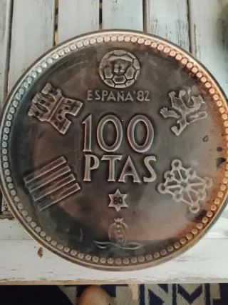 Moneda conmemorativa y decorativa del mundial 82