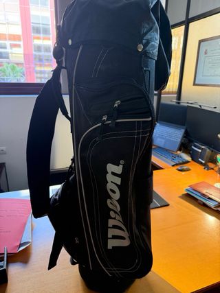 Bolsa de golf con desperfecto