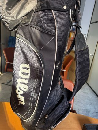 Bolsa de golf con desperfecto