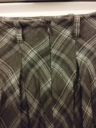 Gonna invernale a pieghe taglia S