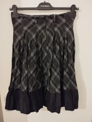 Gonna invernale a pieghe taglia S