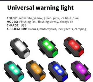 Luces LED USB Colores Patinete/Bici 2 unds.