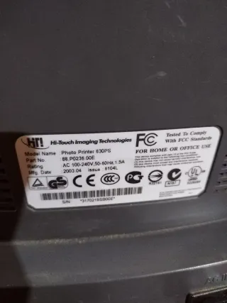 Impresora Fotográfica Hi! 630PS