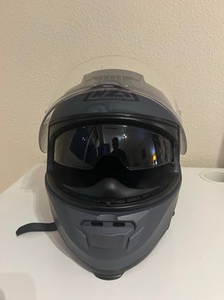 Casco Moto NZI Gris Mate Talla M