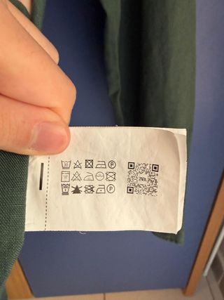 Camicia Zara Uomo Verde Taglia M