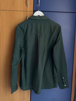 Camicia Zara Uomo Verde Taglia M