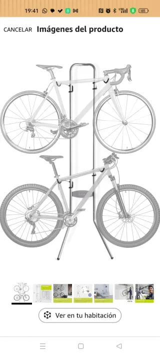 Soporte para bicicletas Delta.