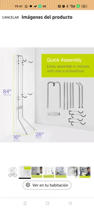 Soporte para bicicletas Delta.
