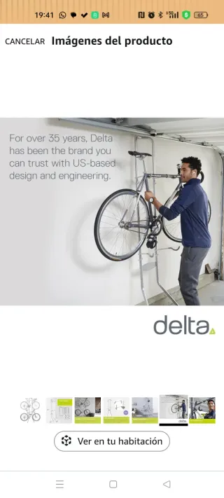 Soporte para bicicletas Delta.